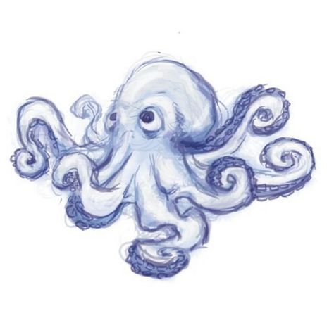 Octopus doodle Octopus Doodle, Octopus Drawing, 얼굴 그리기, Seni Cat Air, Lukisan Cat Air, Arte Inspo, Arte Sketchbook, Cool Art Drawings, Sketchbook Art Inspiration