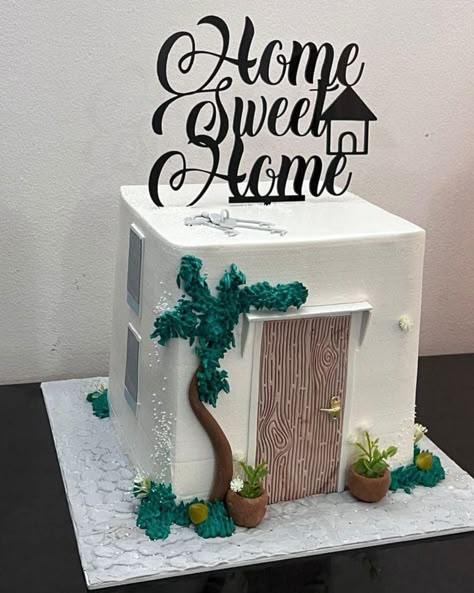 House Warming Cake Designs, Cake For House Warming, Housewarming Cake Ideas New Homes, House Warming Cakes Designs, Welcome Home Cake Design, New Home Cake Designs, Housewarming Cake Ideas, Inauguration Cake, House Warming Cake