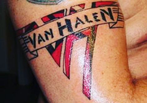 Van Halen on Instagram: “Thanks to @donburkhalter for sharing this photo and his story with us! 🎵🎶🎸🎶🎵 “Needless to say, I’m a HUGE Van Halen fan. This is a picture…” Van Halen Tattoo, Van Halen, Future Tattoos, Triangle Tattoo, Tattoo Ideas, Fan, Tattoos, Van, On Instagram