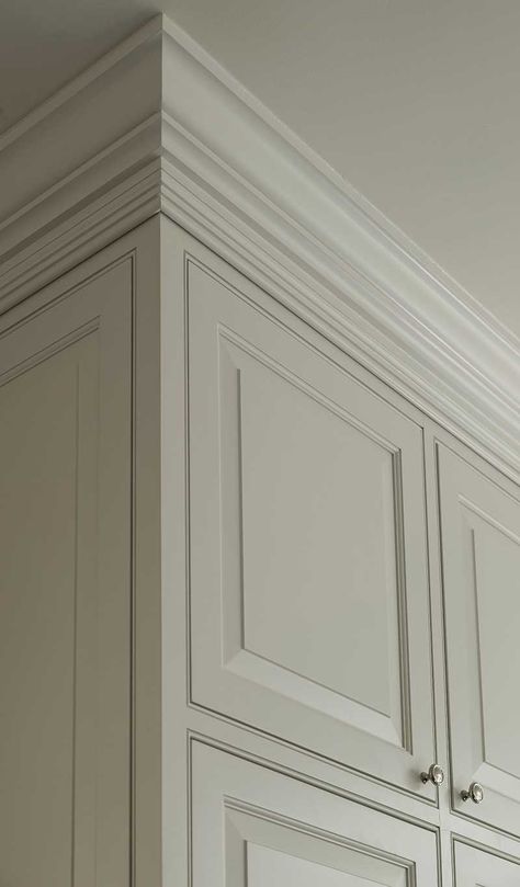 Mixing Cabinet Door Styles, Profile Kitchen Cabinets, European Shutters, Cabinet Profiles, Overlay Cabinets, Unique Cabinet Door, Veneer Cabinets, Cabinetry Details, Raised Panel Kitchen Cabinets