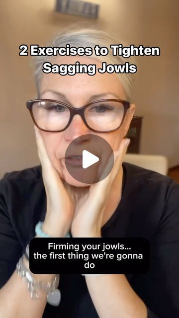 Liz Wadden | Anti-Aging Enthusiast on Instagram: "Want to Reduce Sagging Jowls?   Comment “COURSE” for more info and read this 👇🏼  Did you know that incorporating daily face yoga exercises into your routine can work wonders in combating sagging jowls?   Because Face Yoga:  🌺exercises tone and tighten facial and neck muscles, creating a natural facelift effect and reducing sagging jowls for a youthful appearance.  🌺exercises boost blood flow, delivering nutrients and oxygen to the skin, stimulating collagen production, and enhancing skin elasticity for firmer, lifted jowls.  🌺is targeted exercises for facial muscles. Face yoga strengthens jowl muscles, lifting and tightening them gradually, like a workout routine for your face!  🌺not only enhances physical appearance but also mental w Exercise For Sagging Jowls, Exercises For Jowls Face Yoga, Sagging Face Exercise, Sagging Jowls Face Yoga, Facial Yoga For Jowls, How To Tighten Saggy Jowls, Exercise For Jowls, Saggy Jowls Exercise, Face Exercises For Jowls