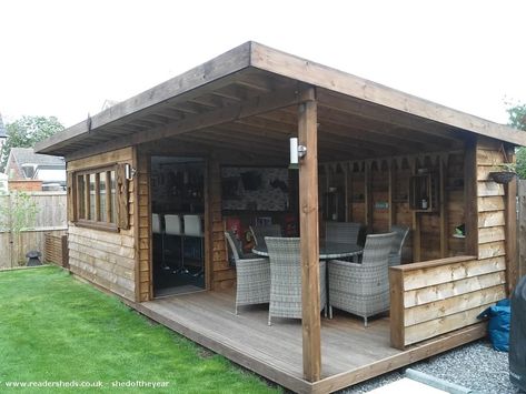 Garden Bar Shed, Garden Cabins, Bar Shed, Outside Bars, Pub Sheds, Backyard Buildings, Backyard Pavilion, Backyard Bar, Backyard Sheds