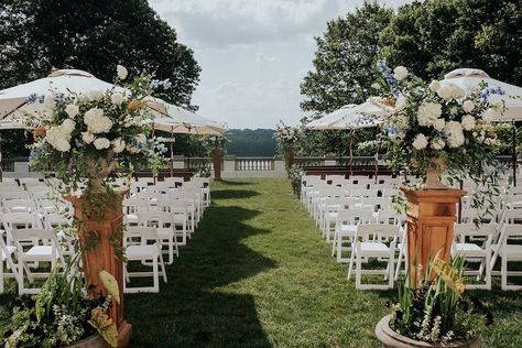 Host your midwest wedding at a stunning 385-acre garden surrounded by lakes, a beautifully restored 1834 Greek Revival Farmhouse, a grand French-inspired castle, and more! Venue Pictured: Newfields Indianapolis, IN Newfields Wedding, Greek Revival Farmhouse, Wedding Venues Indianapolis, Castle Wedding Venue, Midwest Wedding, Indianapolis Wedding, Reception Seating, Ceremony Seating, Indiana Wedding