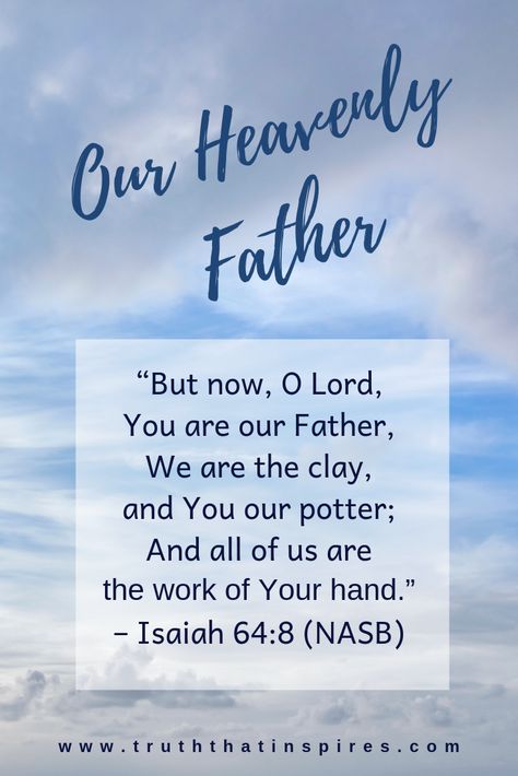 There are all sorts of fathers, both good and bad. The bible refers to God as "our Heavenly Father" but what type of father is He? Visit the link to find out! ------- #bibleverse #biblequote #inspiration #quote #FathersDay #biblicaltruth #father #ourheavenlyfather #Isaiah #Christian #God #GodsWord #scripture Study Topics, Beautiful Messages, Spirit Of Truth, Spiritual Reading, Our Father In Heaven, Almighty God, Just Pray, Lord God, Inspiration Quote