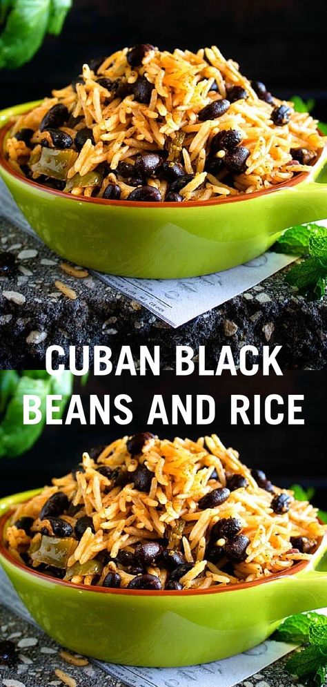 Transport your taste buds to the vibrant streets of Cuba with our authentic Cuban Black Beans and Rice recipe! 🇨🇺🍛 Experience the perfect blend of flavors and textures, from the creamy black beans to the fluffy, fragrant rice. A taste of Havana in your own kitchen. 🌴🌞 #CubanCuisine #BlackBeansAndRice #CubanFlavors #HomemadeHavana #FoodieAdventures Cuban Black Beans And Rice, Cuban Rice And Beans, Cuban Rice, Rice And Black Beans, Rice Video, Cuban Black Beans, Rice And Beans Recipe, Cuban Dishes, Black Beans And Rice