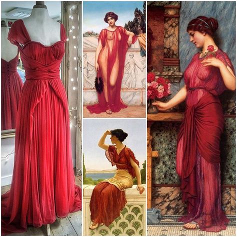 William Godward, Joanne Fleming, John William Godward, Clothing Reference, Fab Dress, Classical Style, Princess Aesthetic, Costume Outfits, Weekend Wear