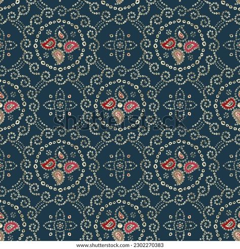 Seamless Beautiful Allover Bandhani Pattern Stock Illustration 2302270383 | Shutterstock Bandhani Pattern Motif Design, Bandhani Allover Pattern, Bandhani Pattern Design, Chunri Design, Bandhani Pattern, Digital Borders Design, Floral Prints Art, Prints Art, Digital Flowers