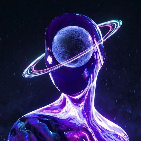 Digital World Illustration, Deep Space Aesthetic, Space Punk Aesthetic, Cyberpunk Widget, Cyberpunk Aesthetic Icon, Lean Wallpapers, Extraterrestrial Aesthetic, Aliencore Aesthetic, Purple Pfp Aesthetic