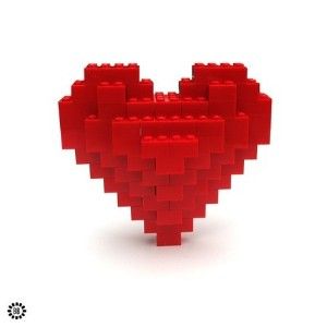 lego heart Lego Heart, Lego Wedding, Lego Club, Lego Sculptures, Lego Lego, Lego Worlds, I Love Heart, Lego Design, Manualidades Diy