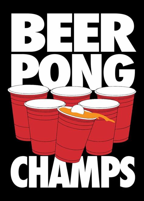 Beer Pong Champs., Champs, #sponsored, #Pong, #Beer, #Ad Beer Pong Illustration, Beer Pong Rules, Fraternity Coolers, Vector Doodle, Beer Ad, Beer Pong, Fraternity, Coolers, Poster Design