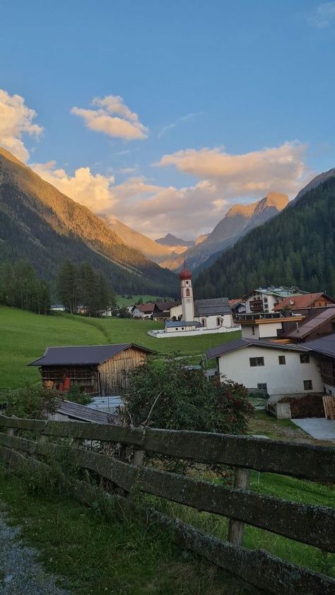 Austria Alps Summer, Austrian Alps Aesthetic, House In The Alps, Summer In Village, Summer Mountain Aesthetic, Austria Aesthetic Summer, Mountain Village Aesthetic, The Alps Aesthetic, Clarity Aesthetic