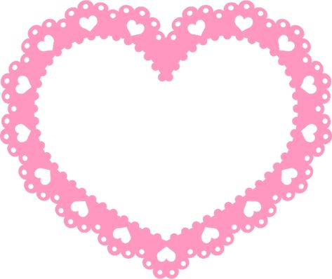 0 Lace Heart Png, Cute Frame Png, Kawaii Frame, Pink Frame Png, Heart Frame Png, Pink Heart Frame, Pfp Border, Lace Png, Rentry Co