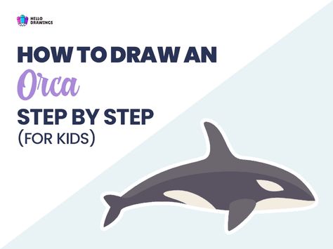 Hello there, little orca enthusiasts! Are you ready to dive into an art adventure? We're going to teach you how to draw an orca in just a few easy steps, a few basic strokes and Simple Lilac Drawing, Dolphin Family, Pinterest Tutorials, Social Behavior, Drawing Tutorials For Kids, Object Drawing, Coloring Supplies, Cartoon Outfits, Drawing Tutorial Easy