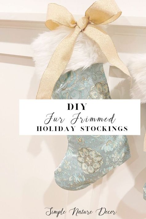 Halloween Ornaments Tree, Diy Faux Fur, Chinoiserie Ornaments, Chinoiserie Christmas, Diy Stockings, Christmas Stockings Diy, Holiday Mantel, Christmas Stocking Pattern, Ornament Tree