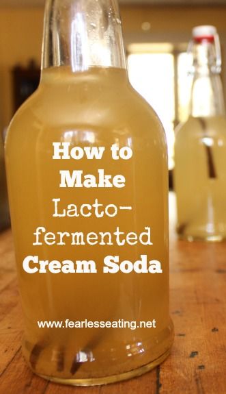 How to Make Lacto-fermented Cream Soda - Fearless Eating Homemade Cream Soda Recipe, Kiefer Recipes, Fermented Soda, Fermented Beverages, Fermented Drinks, Ginger Bug, Cultured Food, Lacto Fermented, Homemade Soda