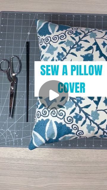 @makemodernstudio on Instagram: "Sew new pillow covers for spring. No zippers, no problem. This is an easy way to update any room, try it this weekend!
Materials: 
(3) square pieces of fabric, we used 16” x 16”
(1) pillow form - we used 16” here.

#machinesewing #sewing #brothersewingmachine #brothersews #sewingproject #pillows #easysewing" Sewing Couch Pillows, Making Pillow Covers, How To Make A Cushion Cover, Pillow Making Ideas, Fabric Square Crafts, How To Sew Pillow Covers, Easy Pillow Covers Diy, How To Make Pillow Covers, Pillow Covers Sewing