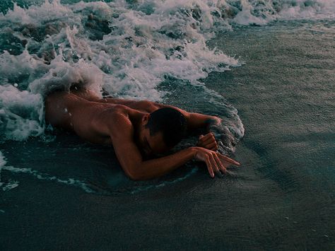 Able to be. | by David Uzochukwu Ragnor Fell, Tumblr Website, Mermaid Aesthetic, Self Portrait Photography, Creative Portraits, Visual Artist, The Little Mermaid, The Ocean, A Man