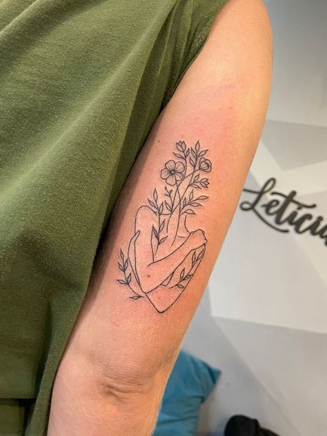 Woman Growing Tattoo, Flower Growing Through Concrete Tattoo, Open Your Mind Tattoo, Hlhs Tattoo, Find Someone Who Grows Flowers Tattoo, Mindset Tattoo, Overthinking Tattoos, Love Finger Tattoo, Bicep Tattoo Women