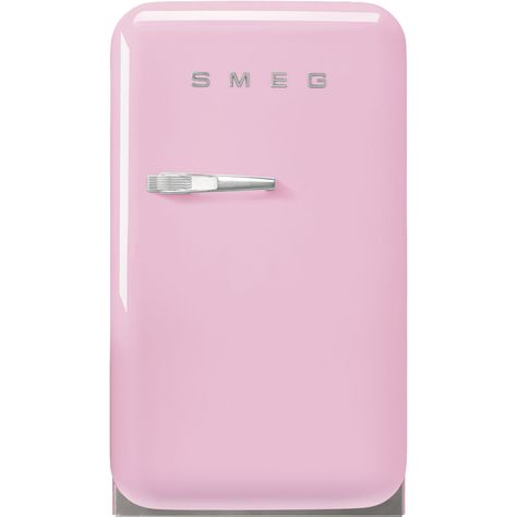 Pink Smeg Fridge, Smeg Mini Fridge, Machine Pink, Washing Machine Installation, Pink Fridge, Retro Cooler, Smeg Fridge, Freestanding Fridge, Bar Fridges