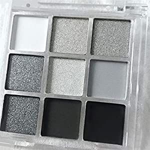 Amazon.com : Go Ho Black/Silver Smokey Eyeshadow Palette,White Eye Black Pop Color Eye Shadow Palette,9 Colors Matte & Shimmer Eye Makeup Palette,Gray Sliver Eye Shadow Makeup,Waterproof Cool Daily Shades Eyeshadow Palette : Beauty & Personal Care Grey Eyeshadow Palette, Silver Smokey Eyeshadow, Black Makeup Palette, Eye Shadow Black, 2000 Makeup, Pearl Market, Gray Eyeshadow, Black Eye Shadow, Dr Belongings