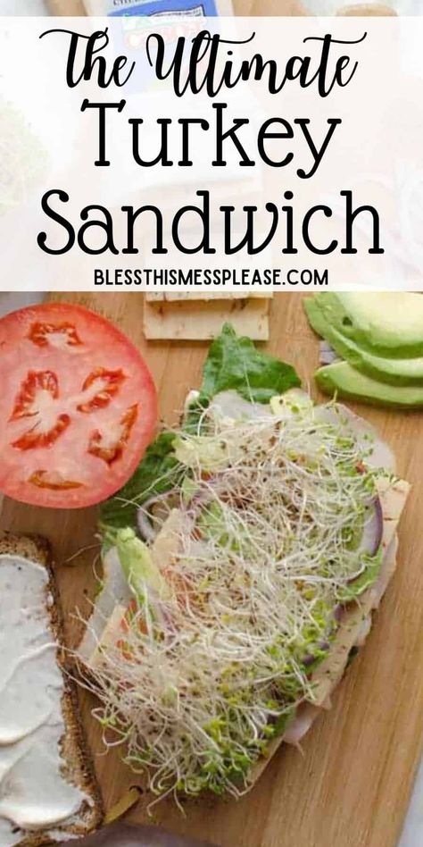 Bariatric Recipes Sleeve Liquid Diet, Turkey Avocado Sandwich, Toasted Turkey, Hot Turkey Sandwiches, Cold Sandwich Recipes, Turkey Sandwiches Recipes, Healthy Turkey Recipes, Rolled Sandwiches, Cafeteria Food