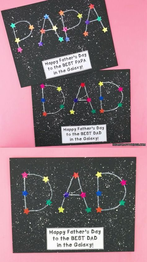 Father’s Day Crafts From Kindergartners, Fathers Day Gifts Ideas Preschool Easy, Father Day Preschool Crafts, Fathers Day Projects For Kids, Dad Day Crafts For Kids, Birthday Cards For Dad From Kids, Fathers Day Ideas For Kids, Fathers Day Crafts For Kids Preschool, Happy Fathers Day Crafts For Kids