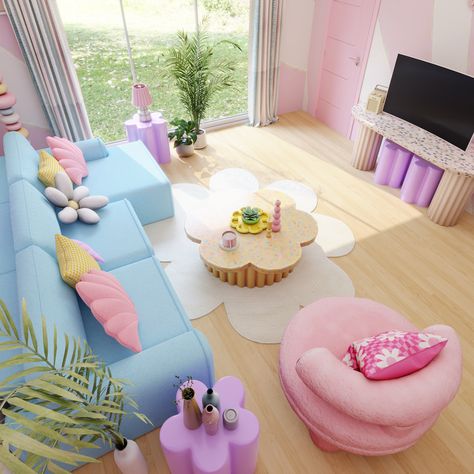 My Sims World | creating Blender Scenes | Patreon Sims World, Blender Scenes, My Sims, Pastel Room, Pink Nursery, Sims Mods, Sims 4 Cc, 4 Kids, Table Games