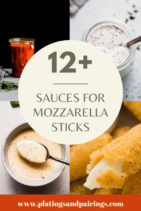 12+ BEST Dipping Sauces for Mozzarella Sticks Mozzarella Stick Dipping Sauce, Dip For Mozzarella Sticks, Cheese Stick Dipping Sauce, Cheese Curd Dipping Sauce, Mozzarella Sticks Dipping Sauce, Dipping Sauce For Mozzarella Sticks, Italian Dipping Sauce, Mozarella Sticks Recipes, Sauce For Mozzarella Sticks