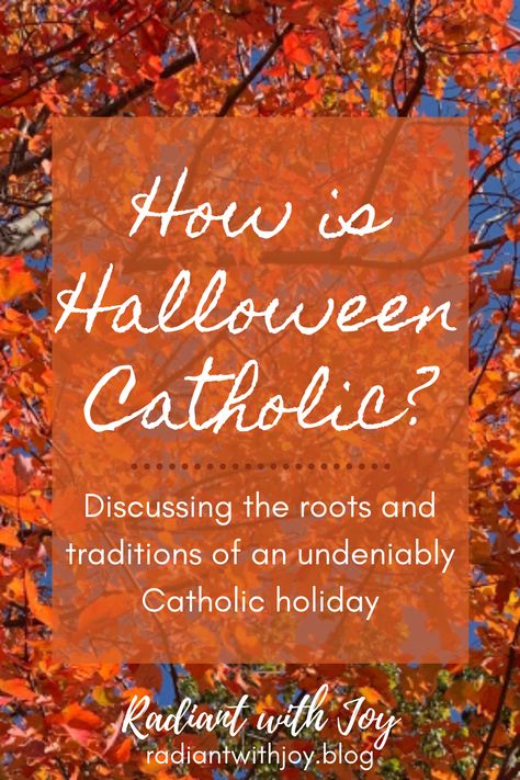 Catholic Halloween Crafts, Catholic Halloween Decorations, Catholic Traditions, Catholic Halloween, Catholic Crafts For Adults, Catholic Halloween Activities, All Souls Day Catholic, Catholic November, Halloween Day