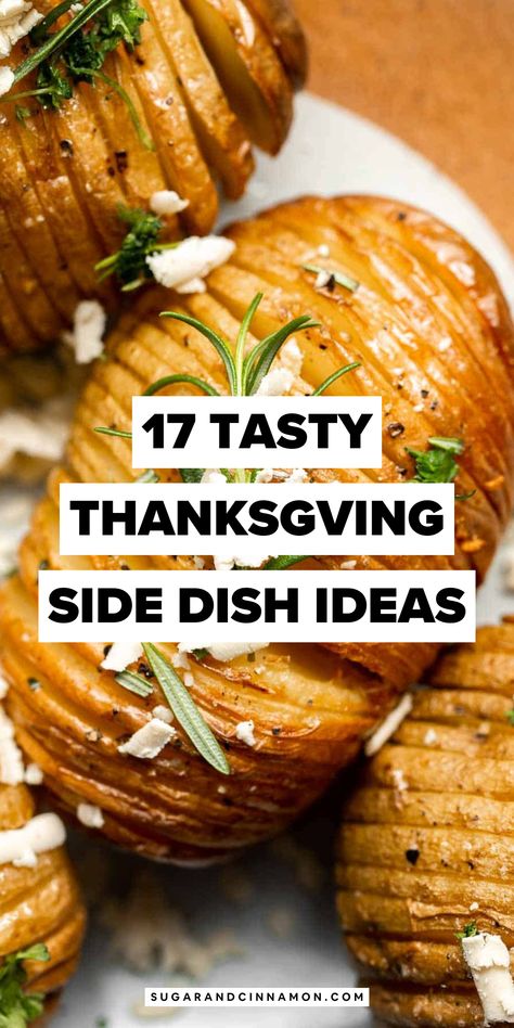 Celebrate Thanksgiving with a variety of delicious side dishes that everyone will love! 🍽️🥕 Whether you prefer savory or sweet, these recipes are sure to be a hit. Click through to discover your new favorites, and be sure to save this pin for your holiday planning! Sides With Turkey Dinner, Upscale Thanksgiving Dinner, Friendsgiving Side Dishes Easy, Thanksgiving Salad Recipes Simple, Easy Casserole Side Dishes, Stake Side Dishes, Easy Thanksgiving Menu Ideas, Savory Thanksgiving Dishes, Thanksgiving Cabbage Recipes