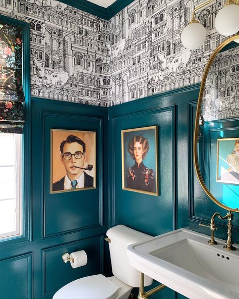 Teal bathroom decor