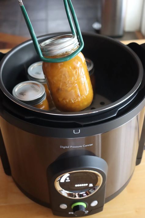 Using an Electric Pressure Canner - by Ashley Adamant Pressure Canner Recipes, Electric Pressure Canner, Canning Corn, Pressure Canning Recipes, Lentil Dahl, Canning Sweet Potatoes, Canning Process, Beans And Sausage, Boston Baked Beans