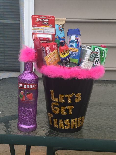 21st Birthday, Hangover Kit, Glitter Bottle, Badazzled Bottle, DIY 21 Birthday Ideas For Guys Decorations, Diy Hangover Kit, Birthday Hangover Kit, Hangover Kit 21st Birthday, Diy 21st Birthday Gifts, 21st Birthday Gifts For Girls, 21st Birthday Diy, Guys 21st Birthday, 21st Birthday Presents