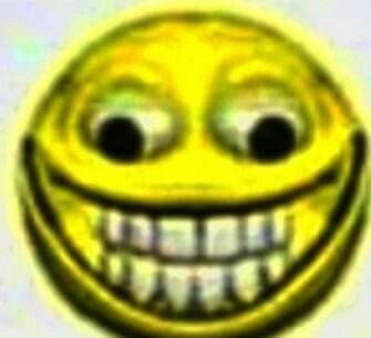 Scary Reaction Image, Creepy Reaction Pic, Scary Emoji, Free Smiley Faces, Free Smiley, Emoji Man, Creepy Smile, Blue Emoji, Laughing Emoji