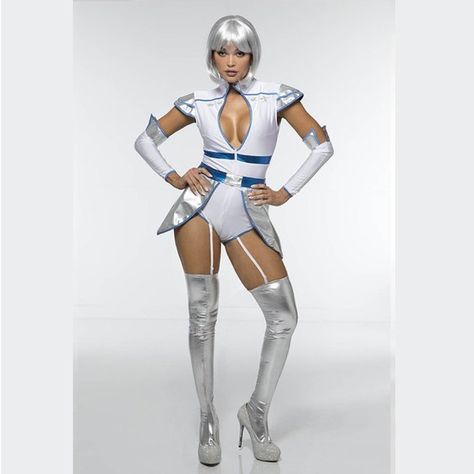 Space Alien Costume, Space Suit Costume, Alien Costumes, Scientist Costume, Sci Fi Outfit, Fashion Designer Dresses, Sexiest Dresses, Alien Clothes, Space Costumes