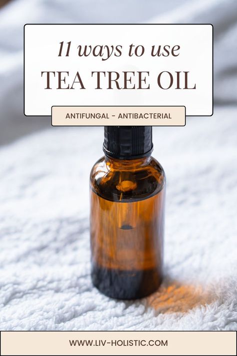 Discover 11 powerful ways to use tea tree oil! From treating acne and soothing skin irritations to disinfecting surfaces and repelling insects, tea tree oil is a versatile and natural solution for many needs. Incorporate this essential oil into your daily routine for its antibacterial, antifungal, and antiseptic properties. Perfect for DIY recipes and holistic health. Experience the benefits of tea tree oil today! #EssentialOils #TeaTreeOil #NaturalRemedies Tea Tree Essential Oil Benefits, Tea Tree Oil Skin, Tea Tree Oil Benefits, Tea Tree Oil Uses, Tea Tree For Acne, Tea Tree Oil For Acne, Benefits Of Tea, Treating Acne, Travel Hair