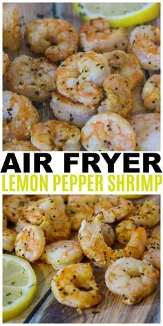 Airfryer Shrimp, Lemon Pepper Shrimp, Wallpaper Food, Pepper Shrimp, Air Fryer Cooking Times, Air Fryer Oven Recipes, Airfryer Recipes, Healthy Shrimp, Air Fry Recipes