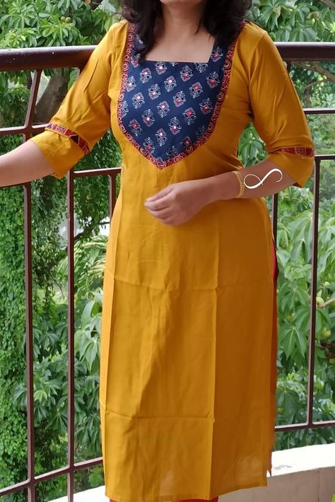 Jute Kurti Designs Latest, Angrakha Neck Design, Kurti With Yoke Pattern, Chudidar Neck Designs Latest Cotton, Sudithar Neck Design Cotton, Saree Kurti Designs Latest, Kurtha Models Latest, Dress Neck Designs Latest Simple, Latest Kurti Neck Designs Pattern