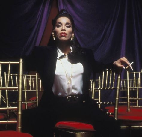 Octavia Saint Laurent in Paris is Burning. Vintage Vogue, Octavia St Laurent, Burn Film, Paris Is Burning, St Laurent, Vintage Black Glamour, Club Kids, Saint Laurent Paris, Black Culture