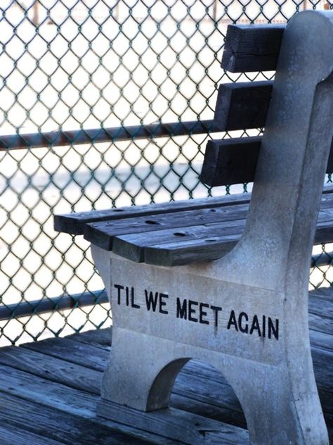 park bench love Till We Meet Again, Meet Again, Bohol, Visual Statements, We Meet Again, I Smile, The Words, Make Me Smile, Destiny