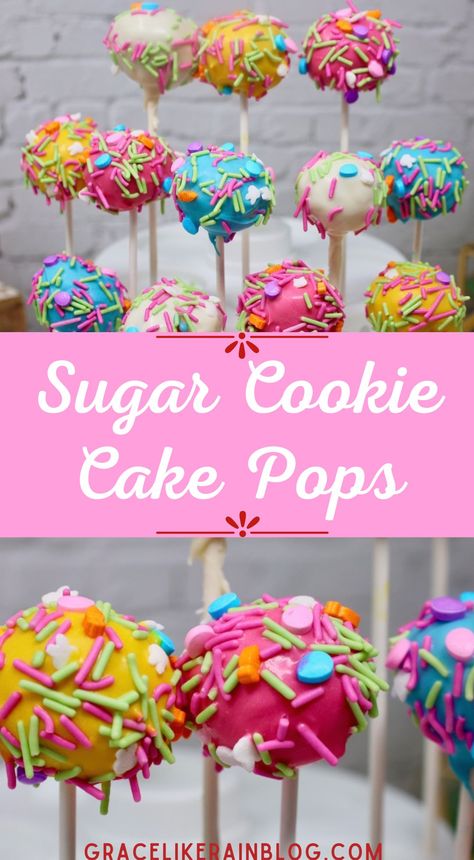 Sugar cookie cake pops are the perfect combination of two classic sweets: sugar cookies and cake pops. These bite-sized treats are surprisingly easy to make, and only require a few simple ingredients. With the delightful sweetness of a sugar cookie and the fun of a cake pop, these treats are sure to be a hit at any party or gathering. How To Make A Cakesicle, 3 Ingredient Cake Pops, Cookie Pops How To Make, Easy Cake Pops With Cookies, Sugar Cookie Cake Pops Recipe, Cake Pops Using Frosted Sugar Cookies, Cake Pops No Stick, Loft House Cookie Cake Pops, Cake Pops Recipe With Cookies