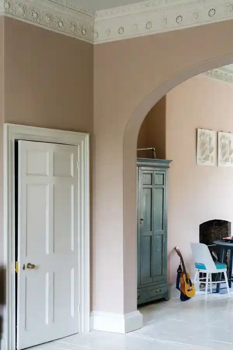 Dead Salmon Farrow And Ball, Dead Salmon, Setting Plaster, Farrow Bal, Color Of The Week, Wooden Window Frames, Plaster Paint, Farrow And Ball Paint, Farrow And Ball