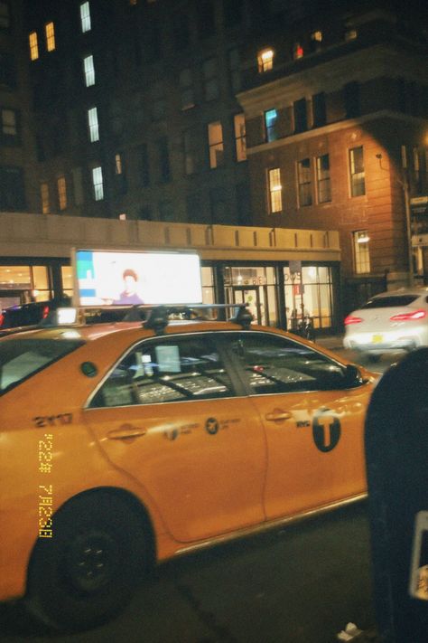 the classic famous new york yellow taxi, slightly blurry due to it driving past Jt Geissinger, Ruthless Creatures, Yellow Taxi Cab, Driver Job, Private Car, Book Vibes, Yellow Taxi, Yellow Cabs, Taxi Cab