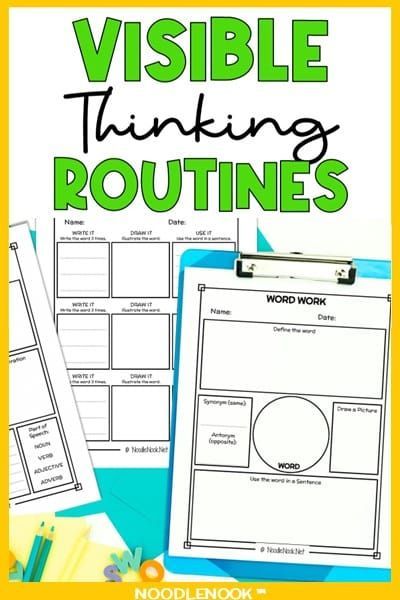 Check out these tools that support students with disabilities in the classroom to be more engaged and guide their critical thinking skills. How? With visible thinking routines! Thank you Harvard... Visible Thinking Routines Activities, Visible Thinking Routines, Visible Thinking, Life Skills Classroom, Modern Classroom, Critical Thinking Skills, Teaching Literacy, Reading Activities, Critical Thinking