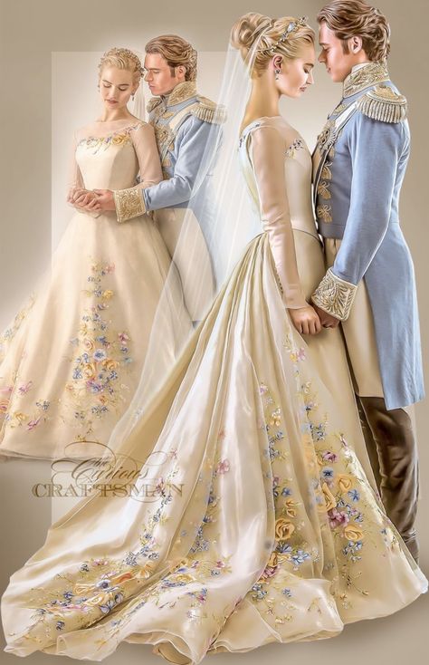 Cinderella Movie Wedding Dress Cinderella 2015 Wedding Dress, Disney Cinderella Wedding Dress, Cinderella Wedding Dress, Movie Wedding Dresses, Disney Princess Wedding Dresses, Disney Princess Wedding, Baju Kahwin, Silver Cocktail Dress, Disney Wedding Dresses