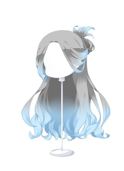 Grey, Hair, Anime, Blue, White