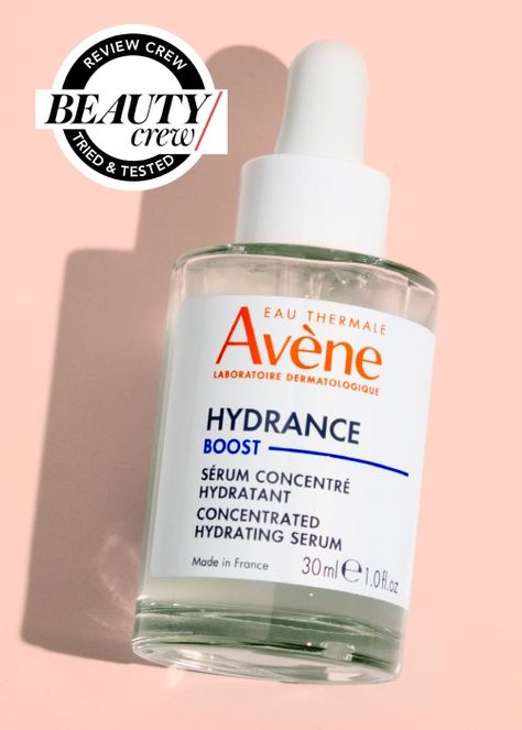 Eau Thermale Avène Hydrance Boost Concentrated Hydrating Serum Reviews | BEAUTY/crew Avene Hydrance, Health And Fitness Magazine, Health Tools, Morning Skin Care Routine, Hyaluronic Acid Serum, Hydrating Serum, Anti Aging Treatments, Skin Care Kit, Skin Routine