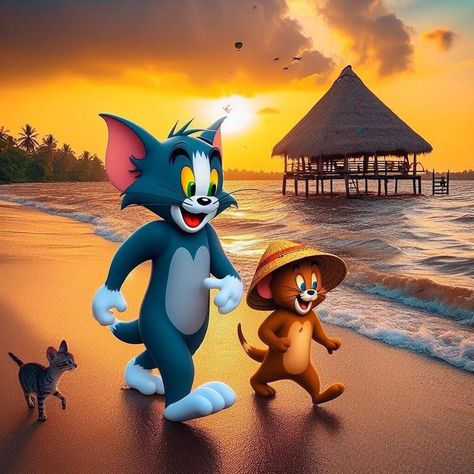 Tom And Jerry Kids, Tom And Jerry Photos, Tom And Jerry Pictures, Tom And Jerry Wallpapers, Cartoons Dp, Diamond Canvas, Cute Owls Wallpaper, Tom Cat, Android Wallpaper Art