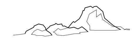 Island Drawing, Ibiza Island, Minimalist Line Drawing, Simple Line Drawing, Simple Line Drawings, Longarm Quilting, A Tattoo, Simple Lines, Line Drawing