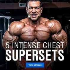 Supersets Workout, Bodybuilding Workouts Training Programs, Killer Chest Workout, Chest Day Workout, Core Workout Routine, Workout Chest, Traps Workout, Chest Workout For Men, Chest Day